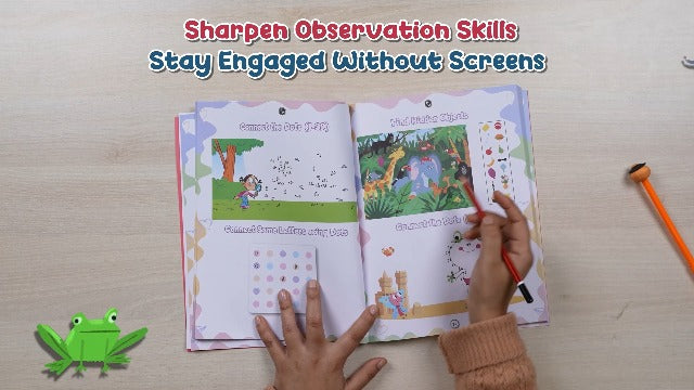 200+ Screen-Free Activities & Games Book For Kids 5+ Years Old | Mazes & Puzzles, Word Games, Crosswords, Patterns & Shapes, Logical Reasoning, Fun Brain Teasing Educational Activity Book For Toddlers (Paperback)