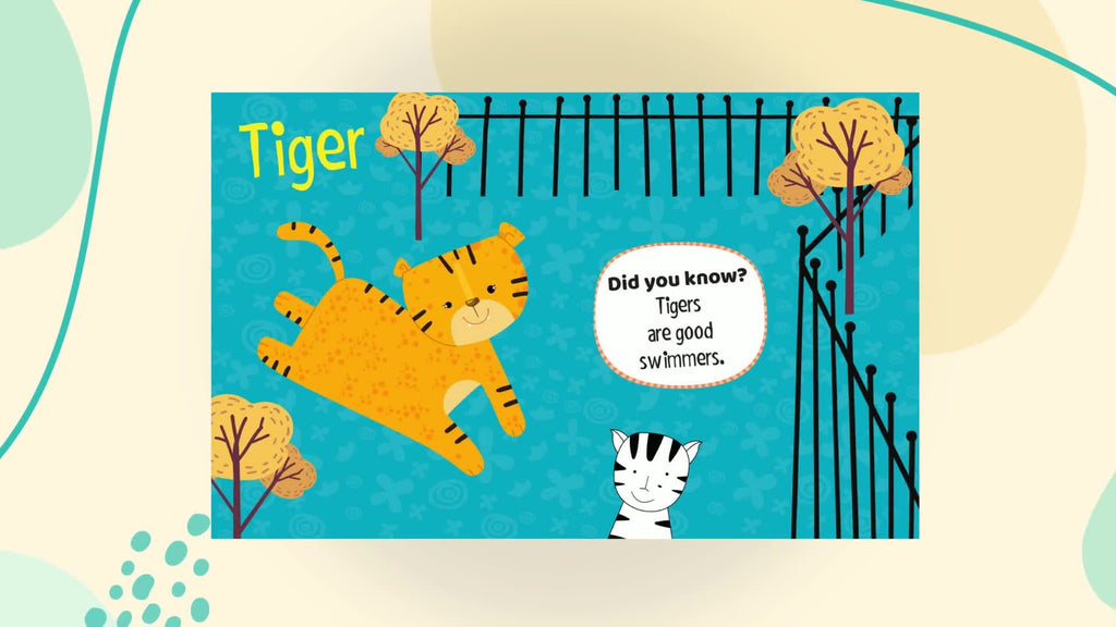 My First Book of Zoo: Easy Animal Names with Colorful Images & Educational Fun Facts | Baby’s First Learning Book | Vocabulary Building | First Book of Jungle Creatures | Visual Zoo Adventure | Animal (Paperback)