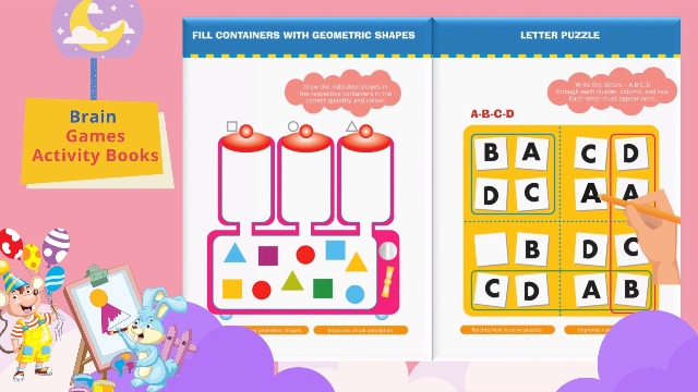 Activity Book: Brain Games for Kids - Brain Games Activity Book Level 3 - Book-4 (Paperback)