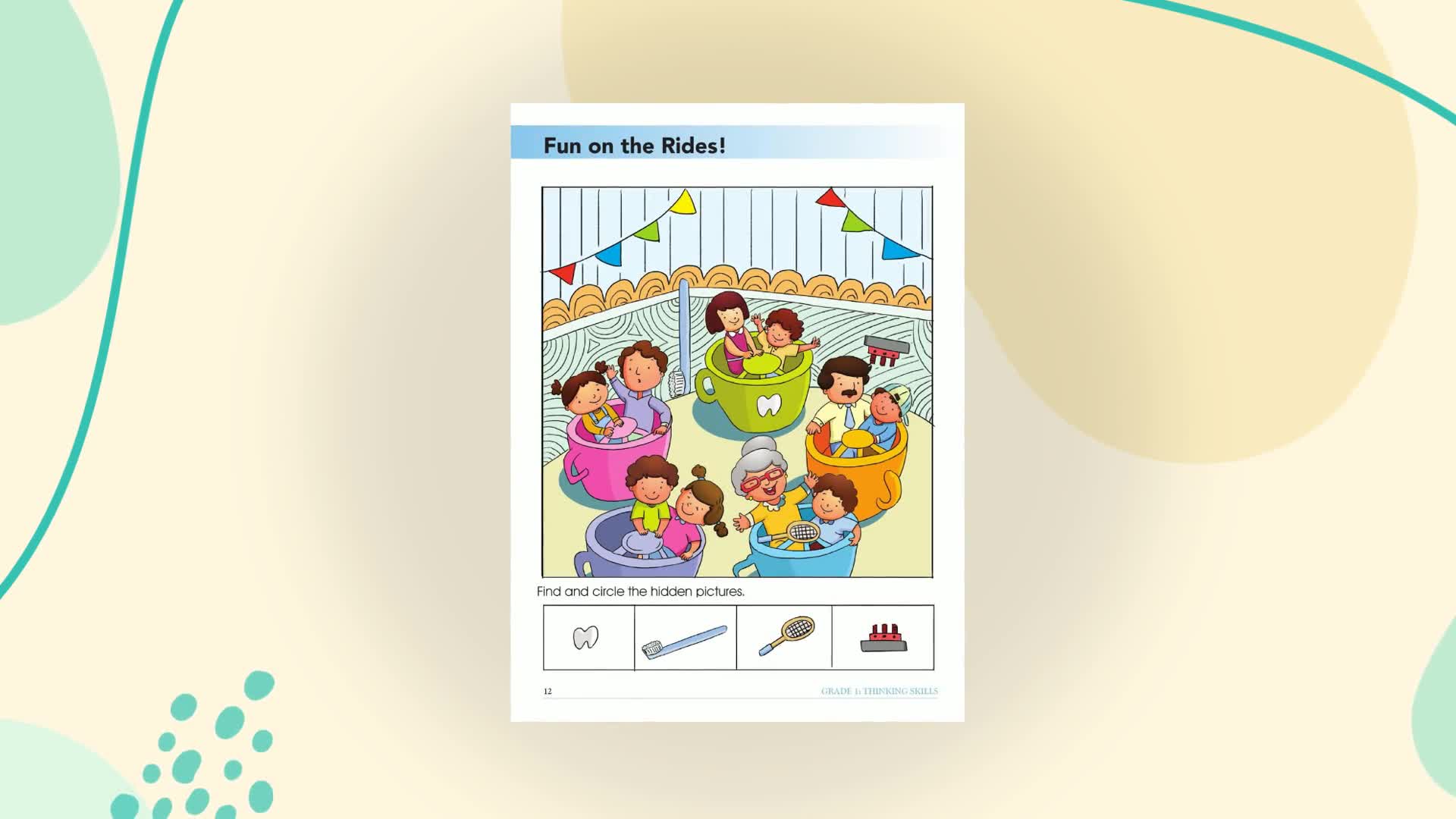 Thinking Skills: Grade 1 Fun-Filled Activities Book for Kids | Smart Scholars | Interactive and Engaging | Mind Treaser | Young Minds ; 6+ Ages (Paperback)