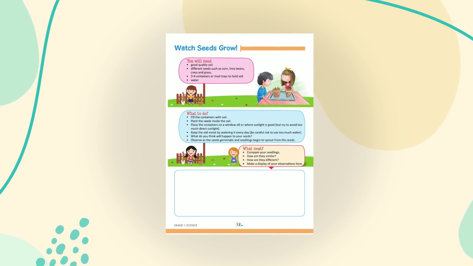 Science Fun-Filled Activity Book for Kids Grade 1: Smar Schoolars | Science for Early Learners | Children’s Skill Build | Hands-On Learning ; 6+ Ages (Paperback)