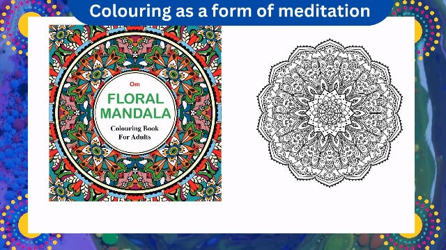 Colouring Book for Adults - Floral Mandala (Paperback)