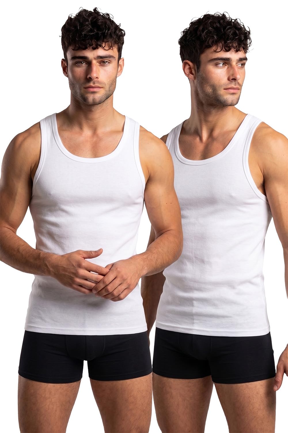 Van Heusen Men’s Cool It Vest – Pack of 2 | 100% Combed Cotton | Keeps you 3degrees cooler | N9 Cool It Technology | Doesn’t lose shape , Moisture‑Activated Heat Reduction | Super Soft | Scoop Neck| C (S)