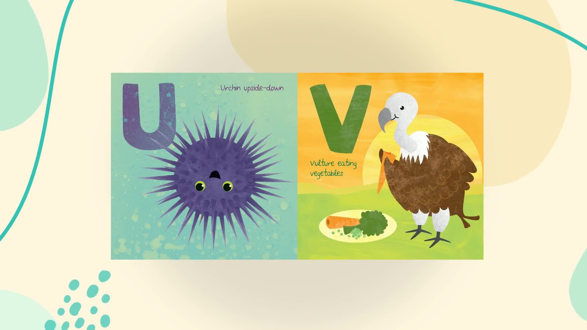 Animal ABC – Board Book for Kids: Playful Animals Teach A to Z with Bright Illustrations & Fun Rhymes | Learn the Alphabet with Tigers, Zebras, Elephants & More | Early Learning Alphabet Book for Babi (Hardcover)
