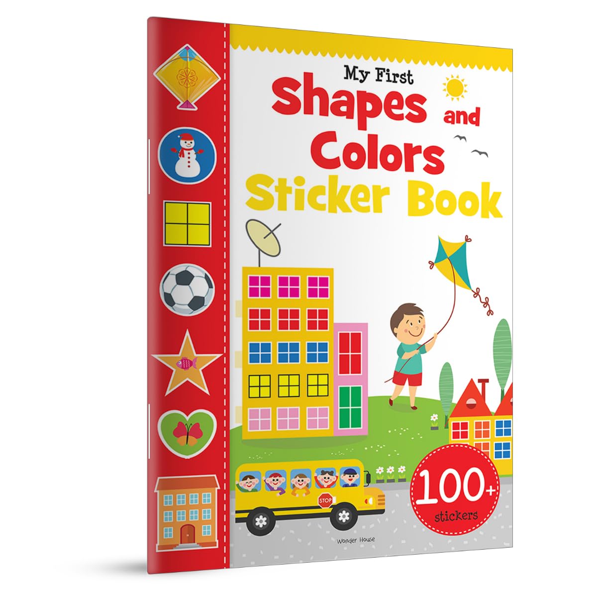 My First Shapes and Colours Sticker Book: Exciting Sticker Book With 100 Stickers (Hardcover)