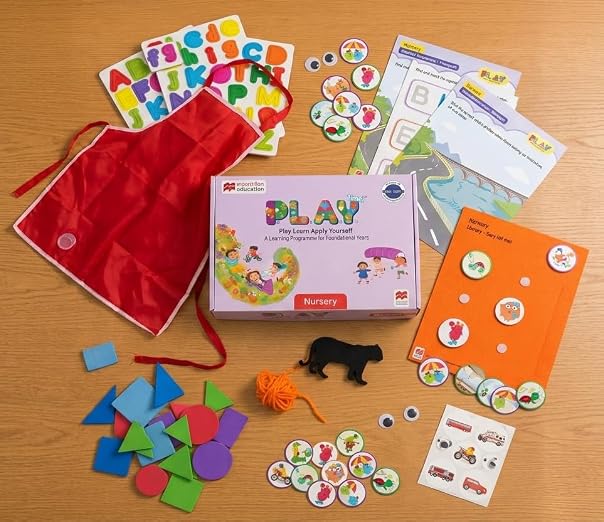 PLAY Time 2025 Nursery Complete Learning Kit Age 3-4 | NCF 2022 | + 7 DIY Activity Manipulatives + Digital App | Play-Based Preschool Learning | ... STEM Kit (PLAY Time Early Learning Programme) (Product Bundle)