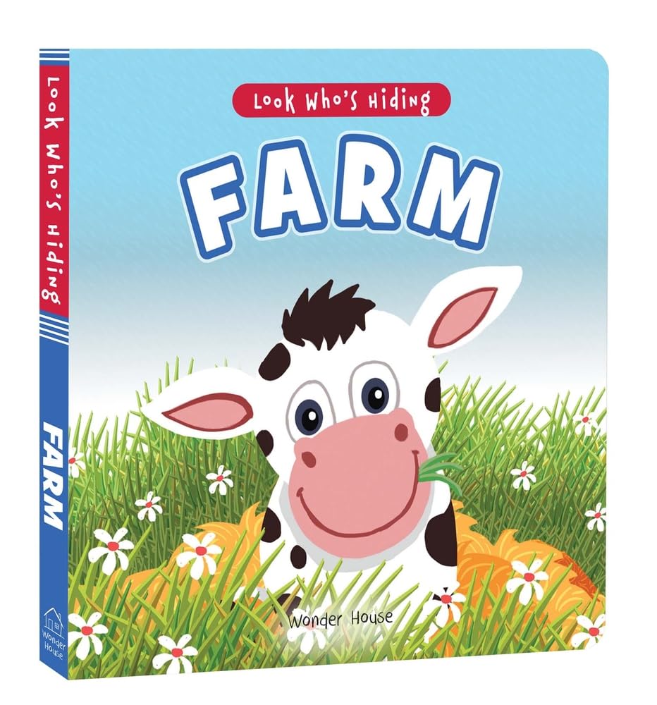 Look Who's Hiding - Farm : Pull The Tab Novelty Books For Children (Board book)