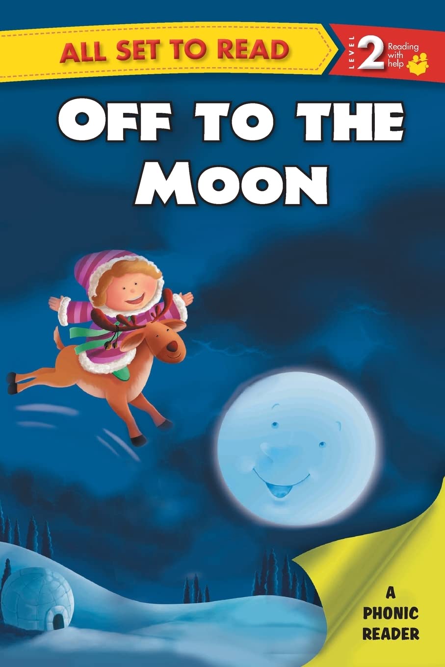 All set to Read- A Phonic Reader- Off to the Moon- Readers for kids (Paperback)