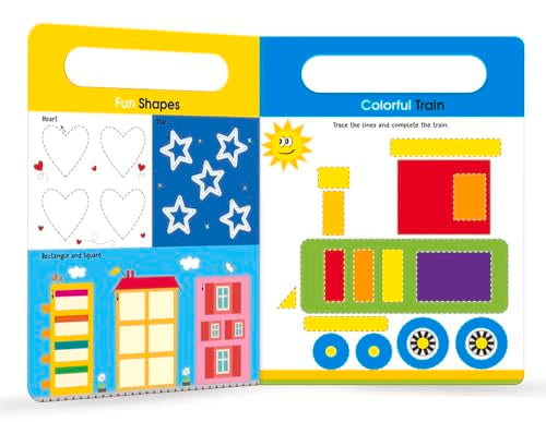 My Big Wipe And Clean Book of Pen Control for Kids : Line Tracing And Patterns (Board book)