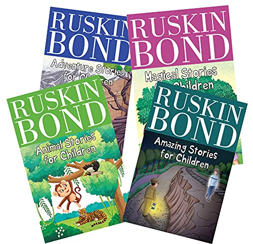 Ruskin Bond Short Stories - Set of 4 Bestselling Children Story Books (Product Bundle)