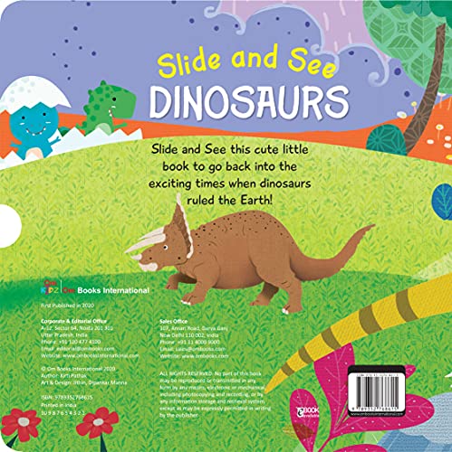 Slide and See Board Book : Dinosaurs (Board book)