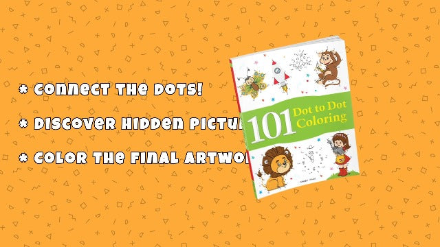 101 Dot To Dot Coloring: Fun Activity Book For Children (Hardcover)