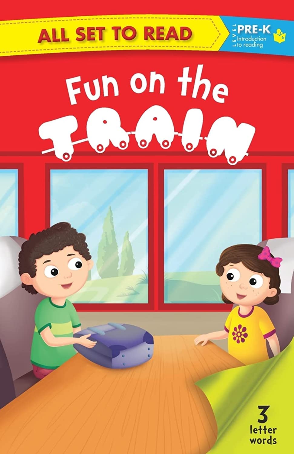 All set to Read- Level Pre-K Fun on the Train- READERS (Paperback)