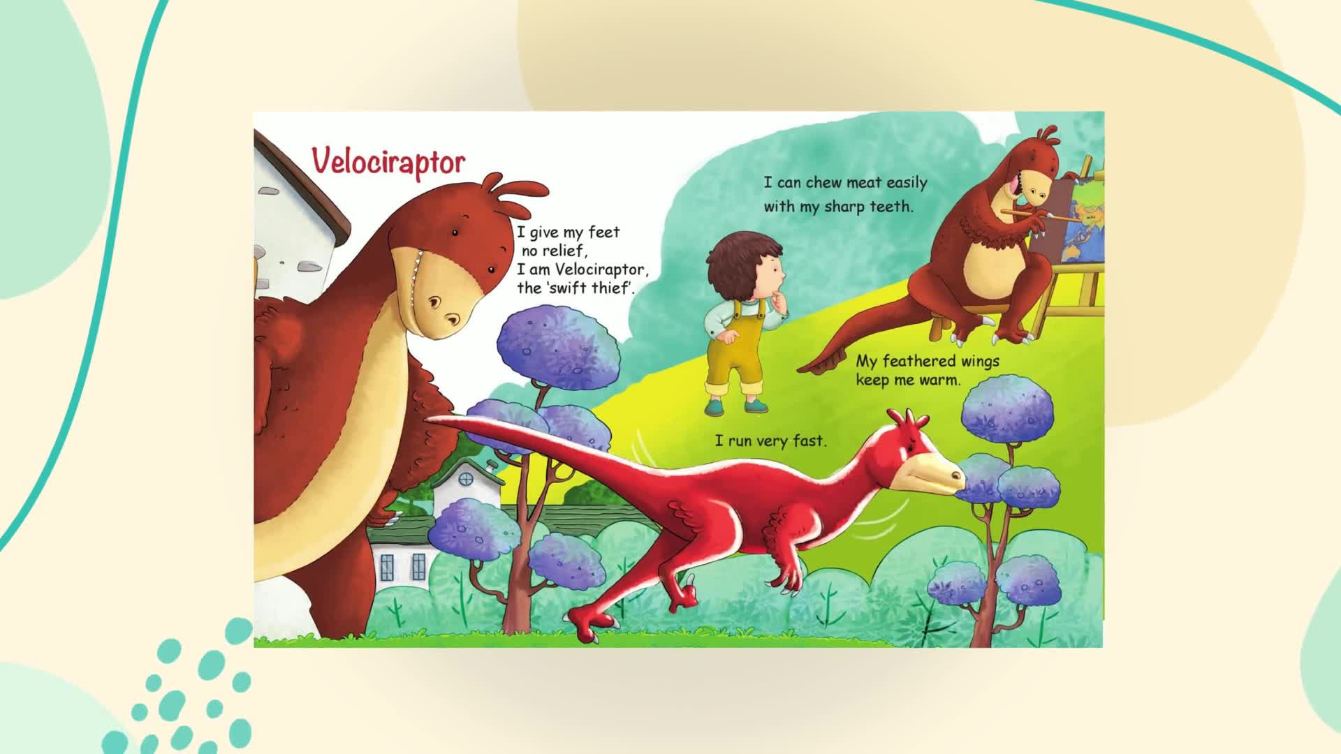 My First Book of Dinosaurs: Dino Friends Board Book for Children | Fun Dino Names & Facts | Educational & Engaging Dinosaur Book | Little Book of Prehistoric | Early Learning | Bright Pictures, Simple (Hardcover)