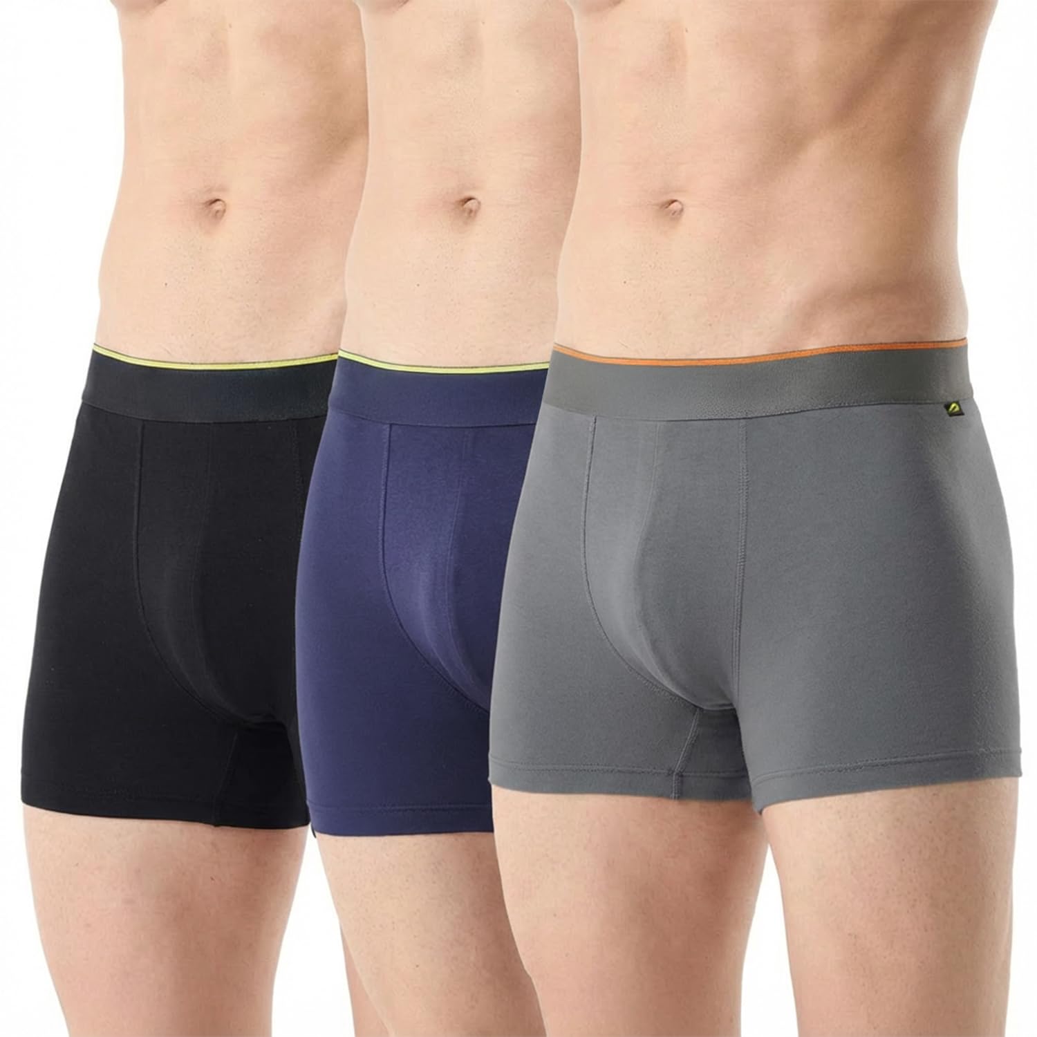 Boldfit Trunk Underwear for Men, Cotton Stretch Innerwear, Ultra-Soft Lightweight Boxer Briefs, No-Ride-Up Fit, Open Fly, Moisture-Wicking, Anti-Bacterial, Plush No-Mark Waistband (₹799.00 with 38 percent savings)
