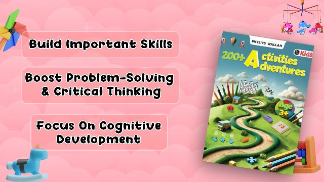 200+ Adventure Activity Book for Kids, Early Learning Educational Book with 500+ Free Worksheets & Parenting Tips, Brain Booster Books for Kids 3 - 4 Years (Paperback)