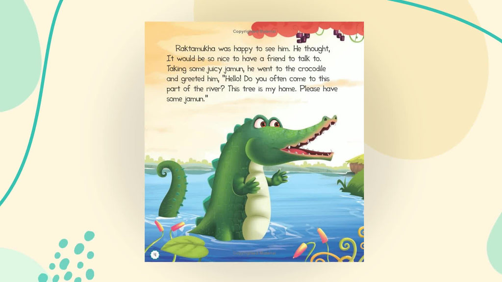 Panchatantra Stories: The Monkey and the Crocodile (Paperback)