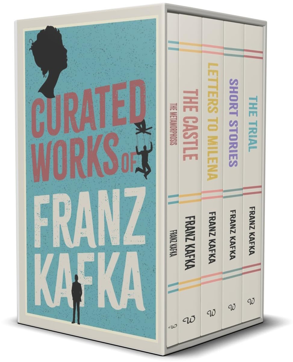 Curated Works of Franz Kafka 5 Books Set (Letters To Milena,Short Stories,The Castle,The Metamorphosis,The Trial)