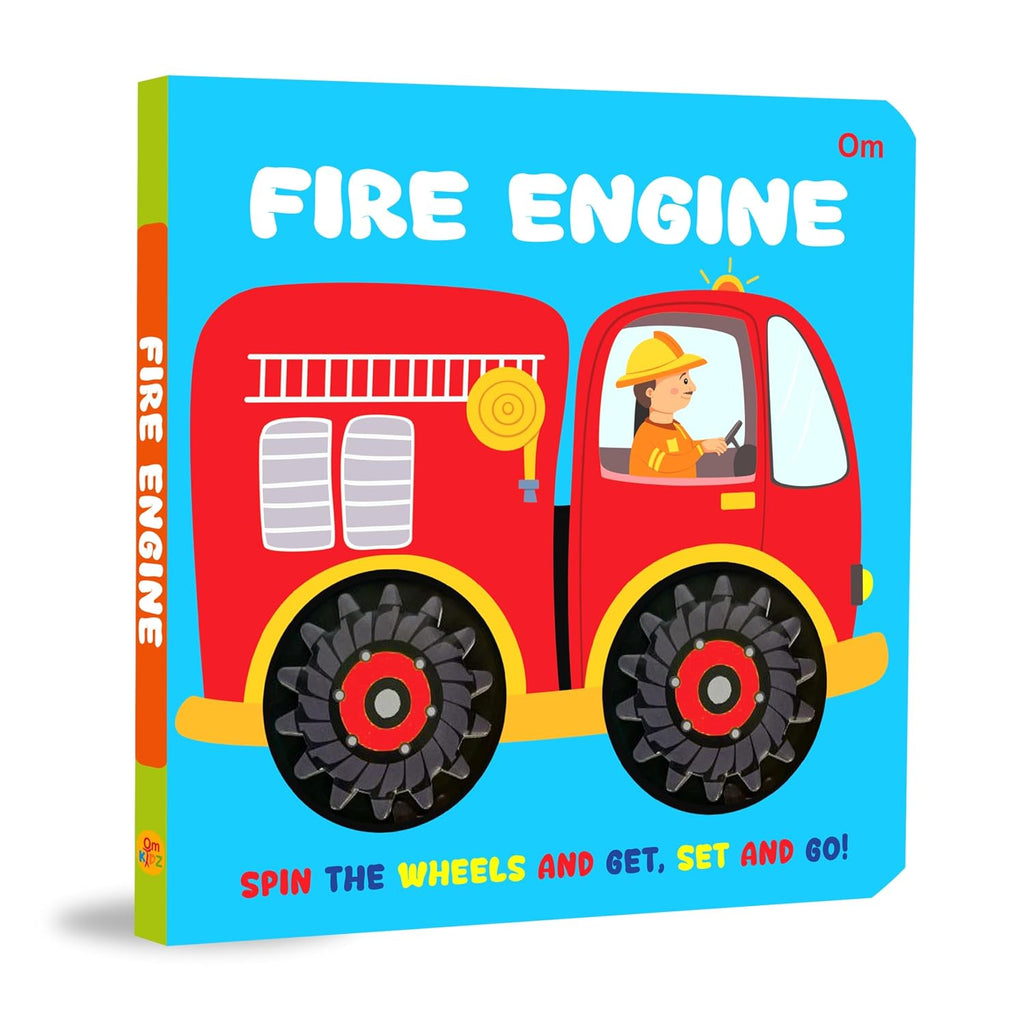 Board Book: Fire Engine Wheel Book - Wheel books for kids - Board Book for Children Age 1-3 Years (Board book)