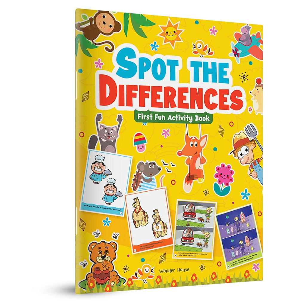 Spot the Difference: First Fun Activity Book for Kids | Boost Focus & Observation Skills | Ages 4–7 | 2+ Hours of Engaging Puzzle Fun (Paperback)