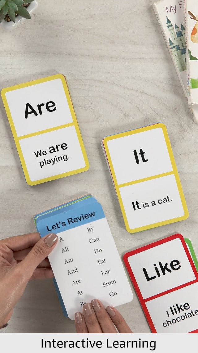 Wonder House My First Flash Cards: Sight Words and Sentences for Cognitive Skills (Flash Cards For Children) (Card Book)