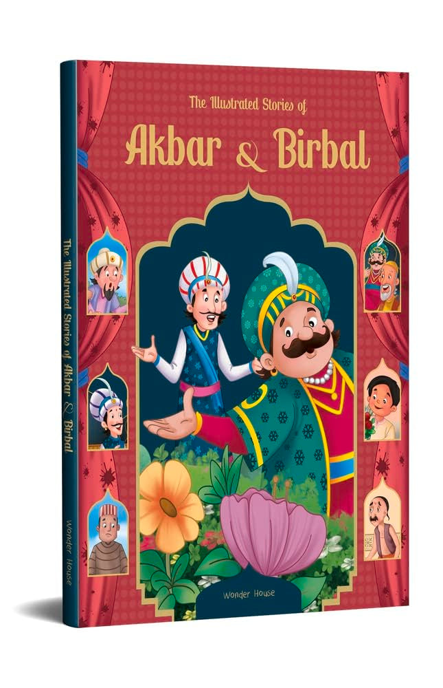 The Illustrated Stories of Akbar and Birbal: Classic Tales From India (Hardcover)