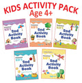 Kid’s 2nd Activity Book Set – 5 Educational Titles for Age 4+ | English, Maths, Environment, Good Habits & Logic Reasoning | Fun Illustrated Activities to Build Early Skills, Knowledge & Creativity (Paperback)