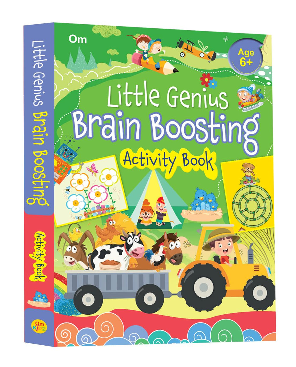 Little Genius Activity Book for Kids: Kids’ Brain Boosting | Creative Learning | Fun Activities | Brain Teasers | Interactive Learning; 6+ Age (Paperback)