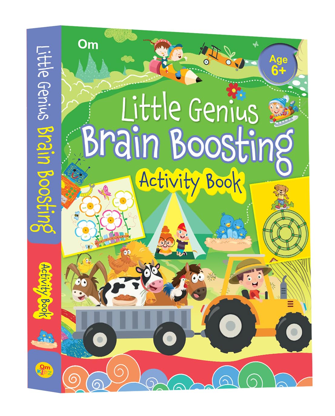 Little Genius Activity Book for Kids: Kids’ Brain Boosting | Creative Learning | Fun Activities | Brain Teasers | Interactive Learning; 6+ Age (Paperback)