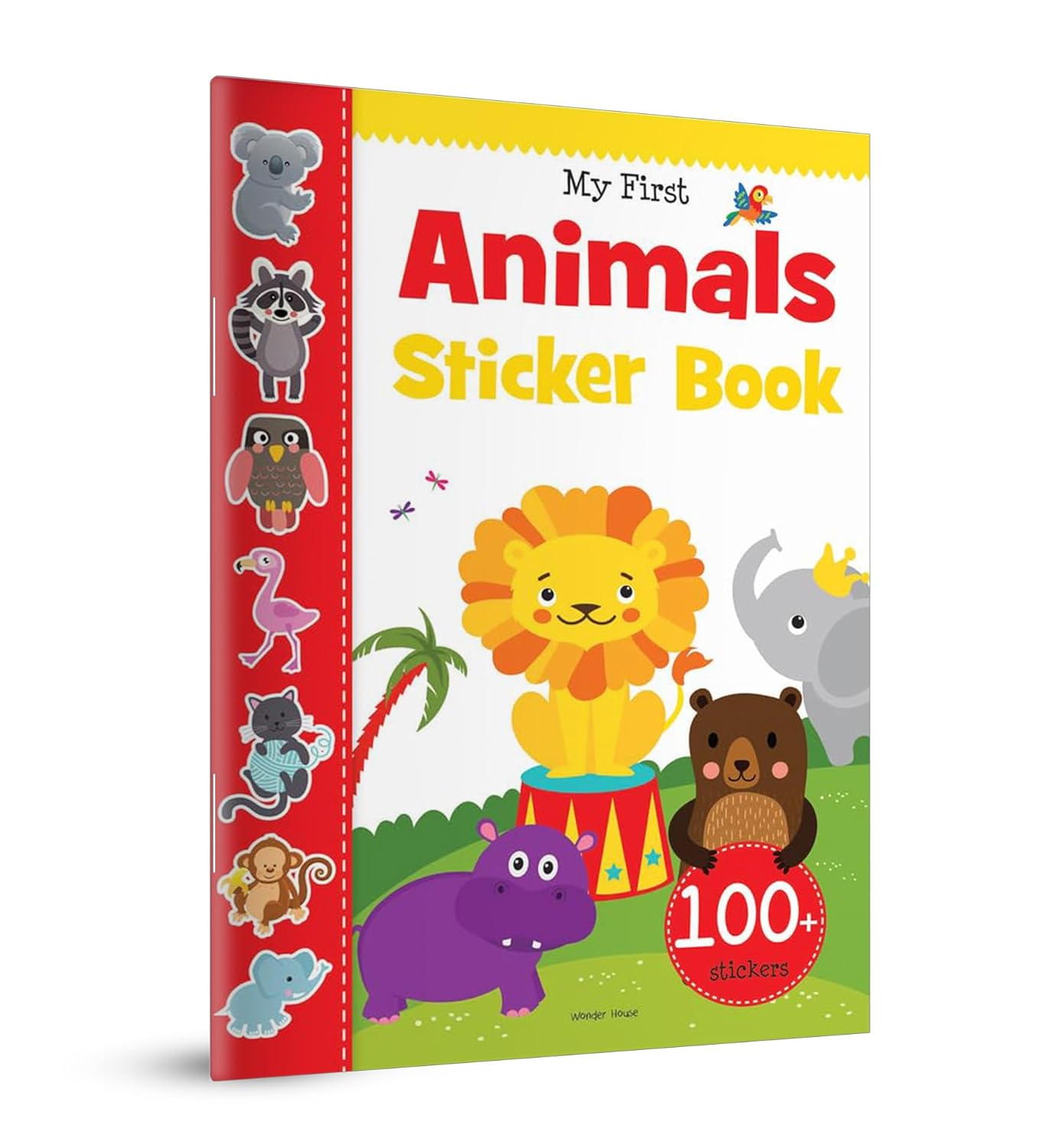 My First Animal Sticker Book: Exciting Sticker Book With 100 Stickers (Hardcover)