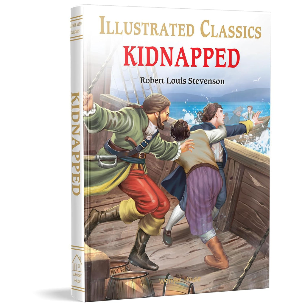 Kidnapped for Kids : Illustrated Abridged Children Classic English Novel with Review Questions (Hardcover)