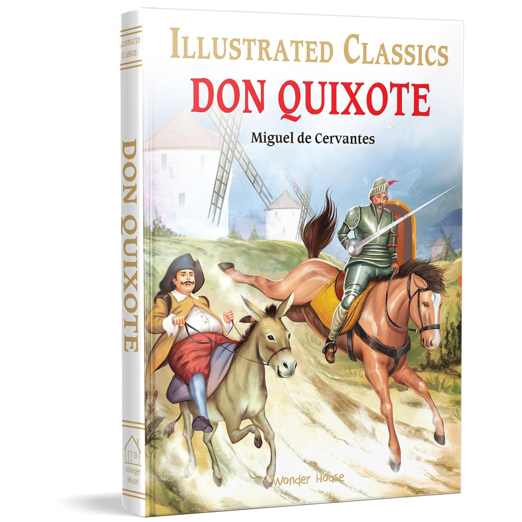 Don Quixote for Kids : Illustrated Abridged Children Classic English Novel with Review Questions (Illustrated Classics) (Hardcover)
