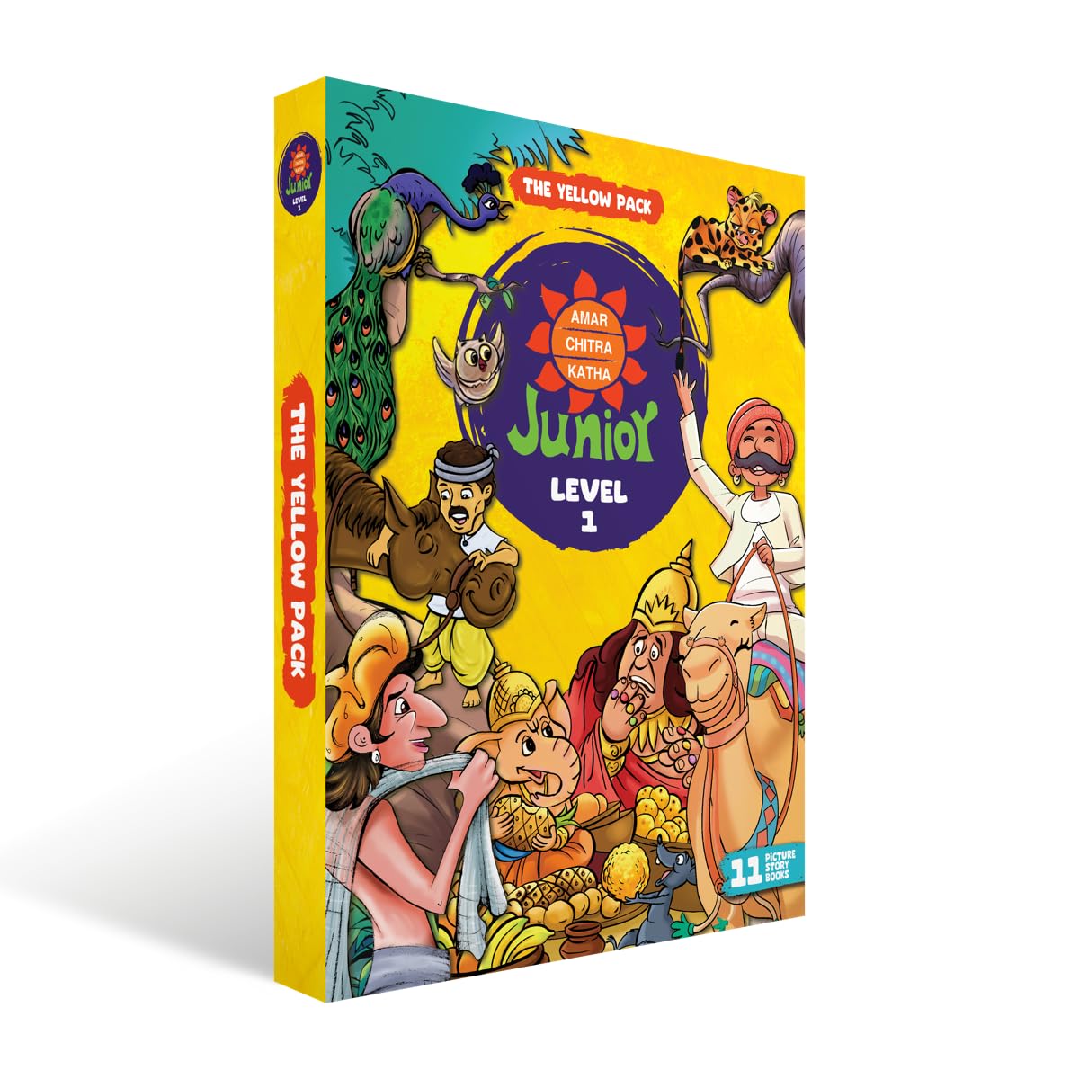 Amar Chitra Katha Junior - Early Reader's Volume 1 – Picture Book Set for Kids | Illustrated Stories for Ages 2+ | Fun Learning & Reading for Beginners (Paperback)