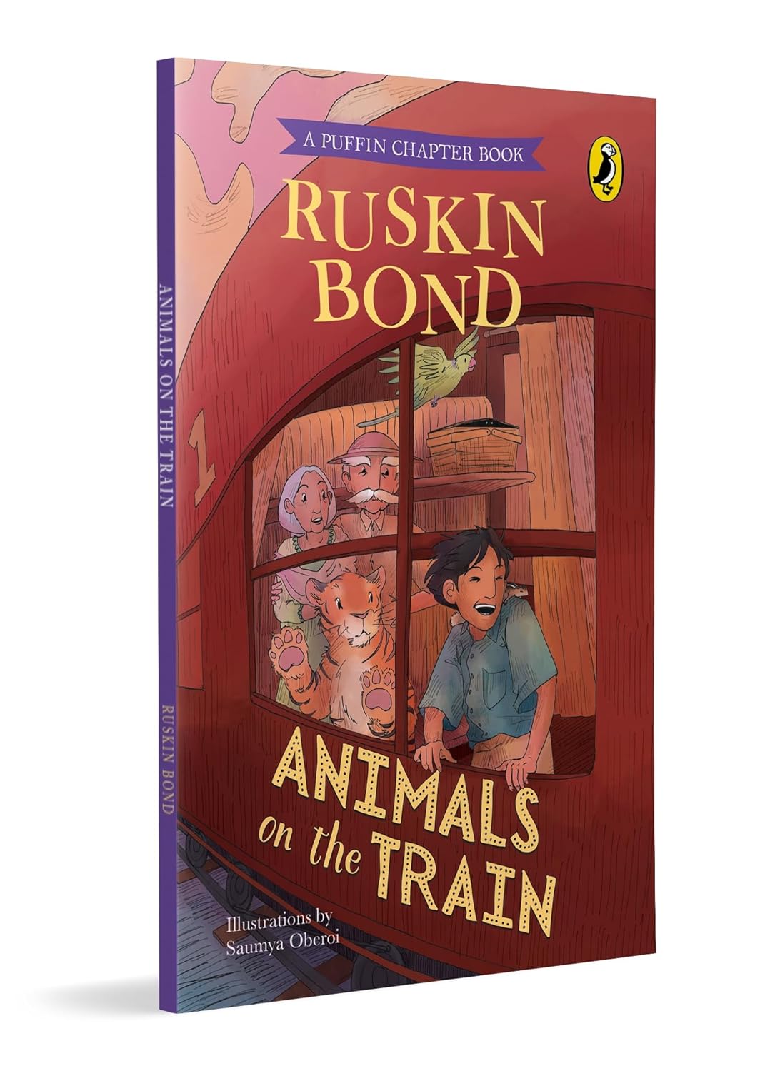 Animals on the Train | A short story in the popular Puffin chapter book series by Ruskin Bond | Illustrated animals story for kids above 6 years (Paperback)