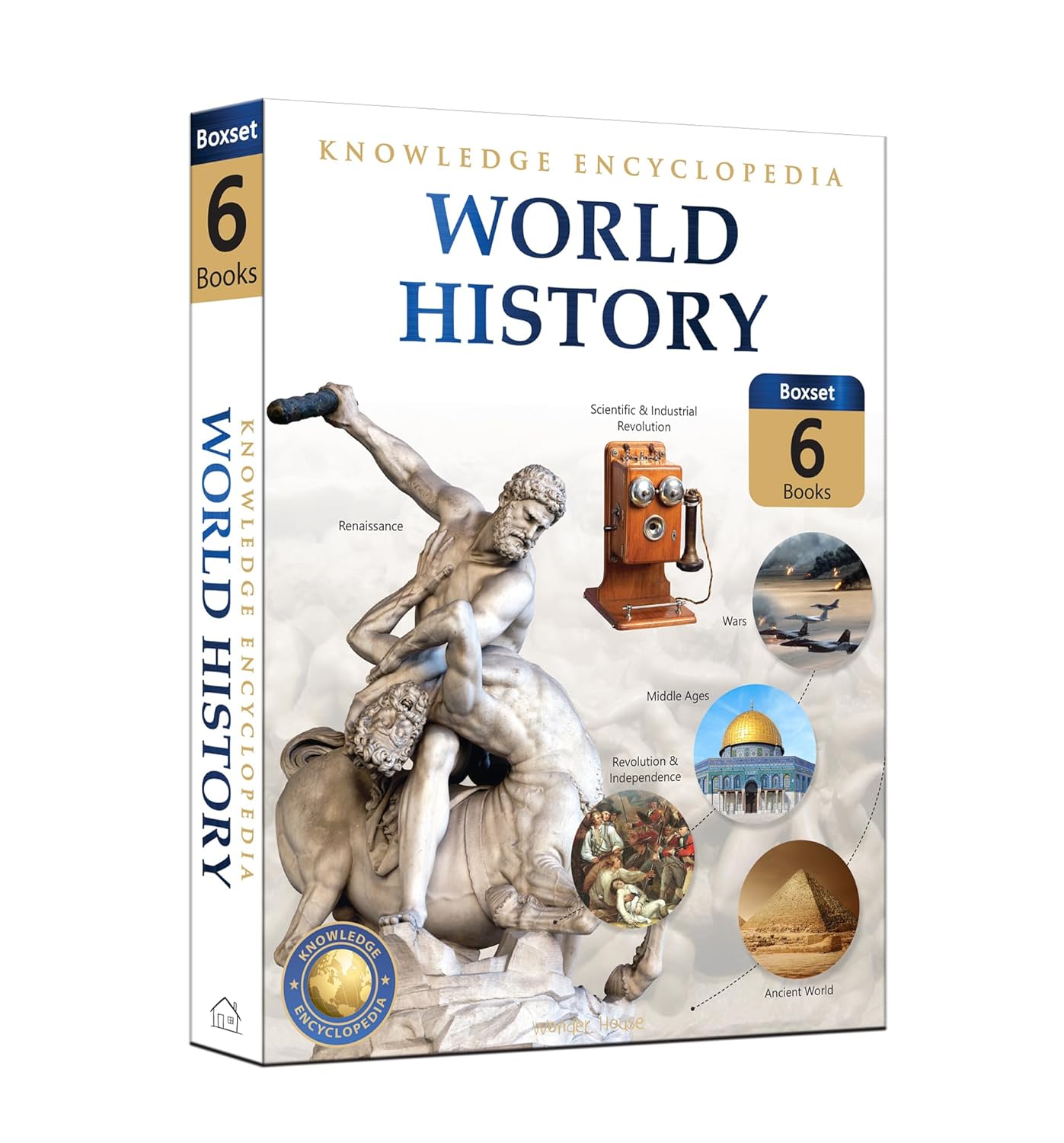 World History - Collection of 6 Books : Knowledge Encyclopedia For Children (Box Set) (Paperback)