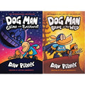 DOG MAN #09: GRIME AND PUNISHMENT + Dog Man #06: Brawl of The Wild (Set of 2 Books) (Product Bundle)