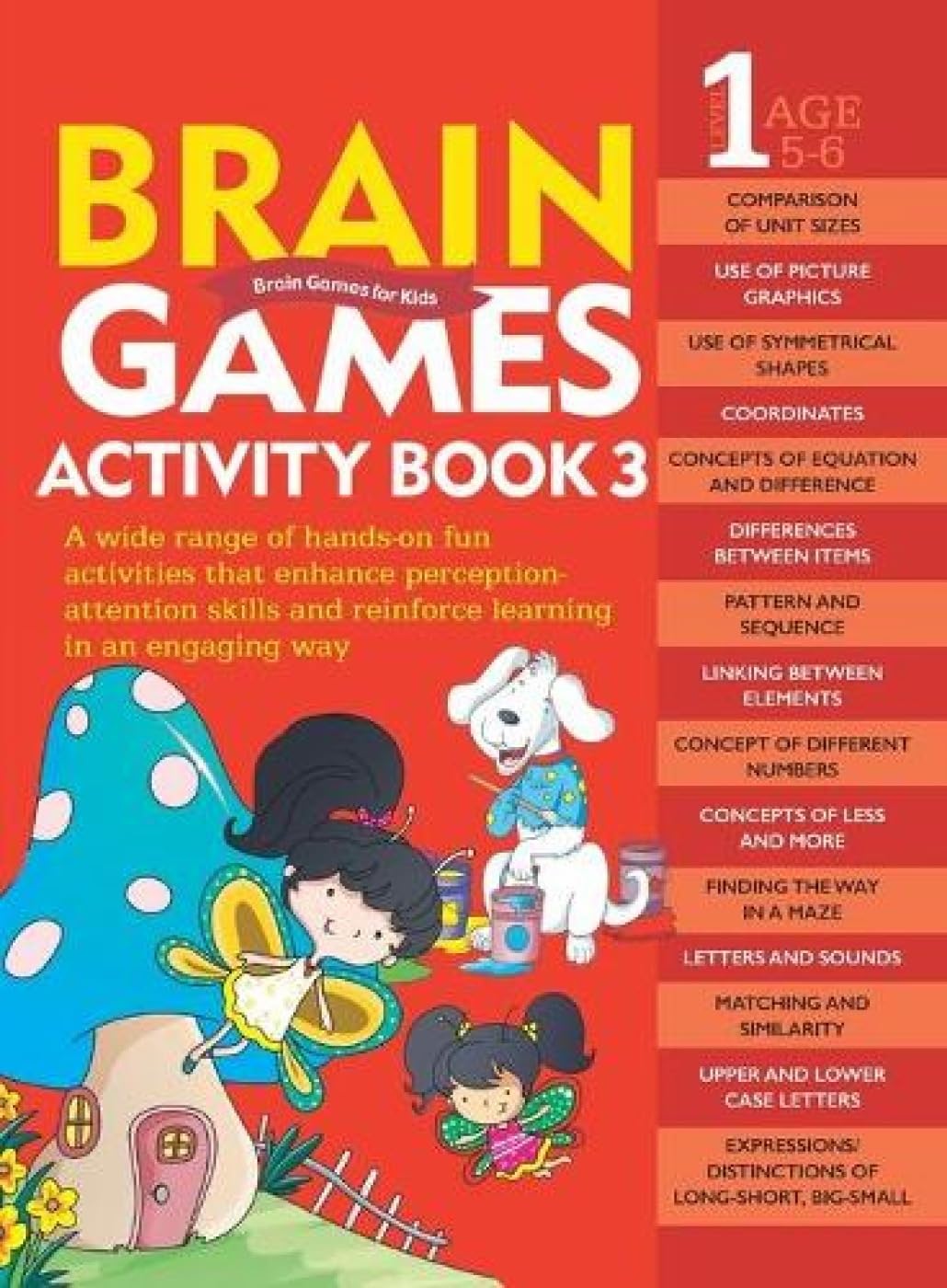 Activity Book : Brain Games for Kids : Brain Games Activity Book Level 1 : Book-3 (Paperback)