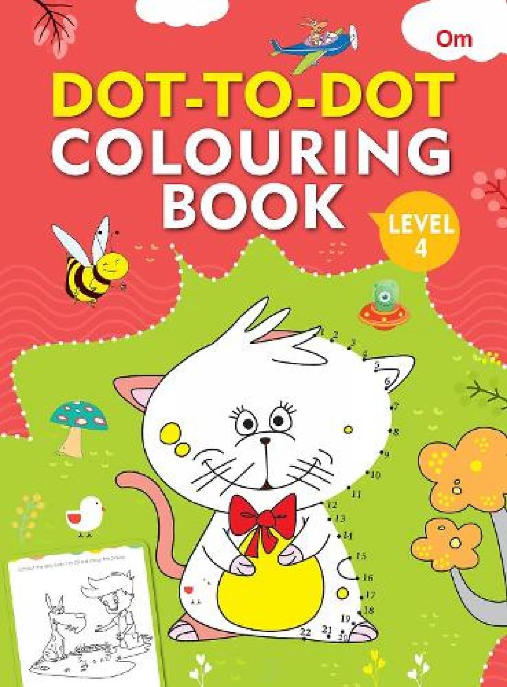 Colouring Book : Dot-to-Dot Colouring Book Level 4 (Paperback)