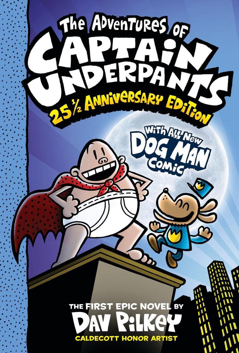 The Adventures of Captain Underpants (Now With a Dog Man Comic!) (Hardcover)