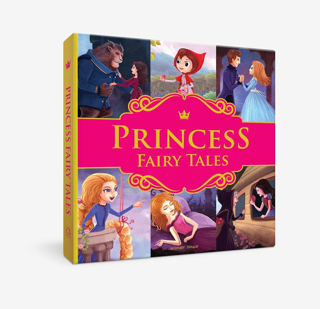 Princess Fairy Tales: Ten Traditional Fairy Tales For Children (Abridged and Retold With Large Font For Easy Reading) 8 Inches X 8 Inches - Hardback (Hardcover)