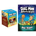 Dog Man Box of 7 Books & Dog Man #10: Mothering Heights (Product Bundle)