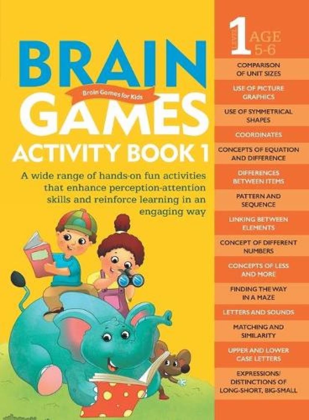 Activity Book : Brain Games for Kids : Brain Games Activity Book Level 1 : Book-1 (Paperback)