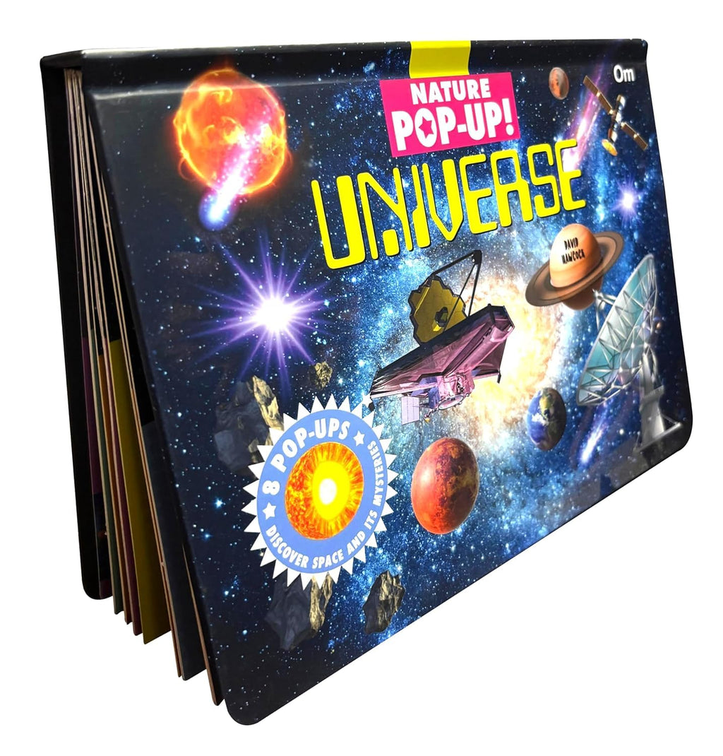 Pop Up Universe Book for Kids | 3D Interactive Space Book | Solar System, Planets, Stars, Galaxies & Satellites | Educational STEM Science Book | ... the Universe Explore Stars, Planets, Galaxies (Hardcover)