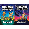 Dog Man #10: Mothering Heights+DOG MAN #09: GRIME AND PUNISHMENT(Set of 2books) (Product Bundle)