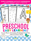 Preschool Easy Learning Activity Workbook: Preschool Prep, Pre-Writing, Pre-Reading, Toddler Learning Book, Kindergarten Prep, Alphabet Tracing, ... Activities: 2 (Kids Coloring Activity Books) (Paperback)