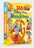 365 Tales from the Ramayana: Illustrated Indian Mythology Stories for Children | Lord Rama, Sita & Hanuman | Hindu Epic Tales | Moral Stories for Kids | 365 engaging stories from the Ramayana—one for  (Hardcover)