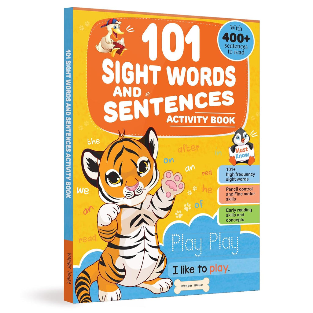 101 Sight Words and Sentences: Activity Book for Children | 400+ Sentences to Read and Practice | Ages 4–7 | Build Early Reading Fluency with Fun Exercises (Paperback)
