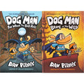 Dog Man: For Whom the Ball Rolls: From the Creator of Captain Underpants (Dog Man #7)+Dog Man #06: Brawl of The Wild(Set of 2 Books) (Product Bundle)