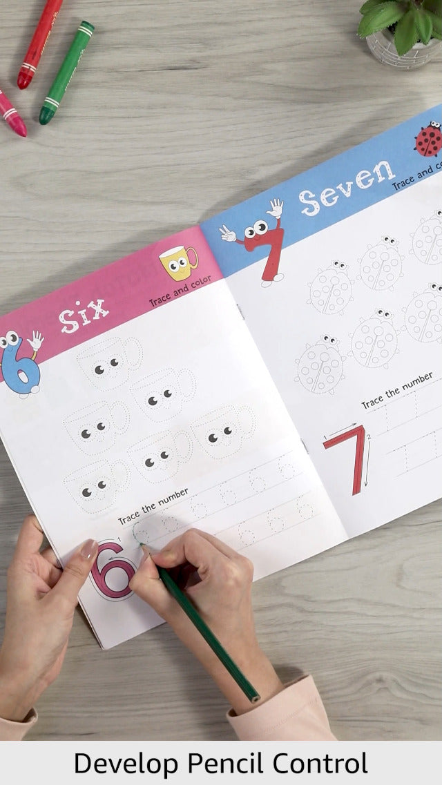 Numbers 1–10 – Write and Practice Book for Kids: Learn to Trace and Write Numbers 1 to 10 with Fun Activities | Early Math Writing Workbook for Toddlers, Preschool & Kindergarten | Ages 3–5 Years (Wri (Hardcover)