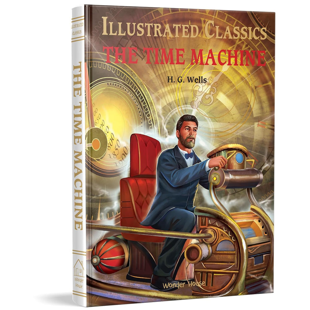 Time Machine: Illustrated Abridged Children Classics English Novel With Review Questions(Hardback) (Hardcover)